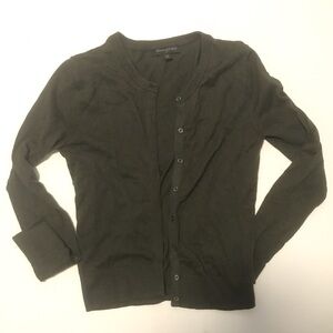 Banana Republic Olive Green Cardigan